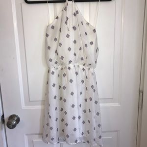 Express halter mini dress